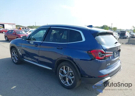 2022 BMW X3 xDrive30I z USA, uszkodzony, nr VIN WBX57DP06NN125595